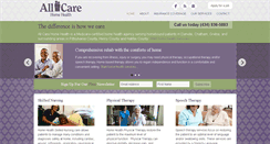 Desktop Screenshot of allcarehh.com