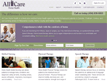 Tablet Screenshot of allcarehh.com